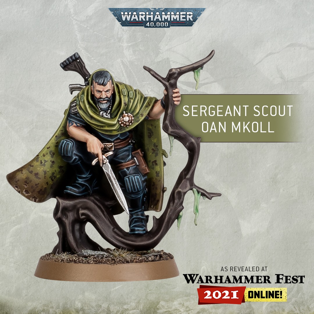 Sergeant Scout Oan Mkoll - Warhammer 40K