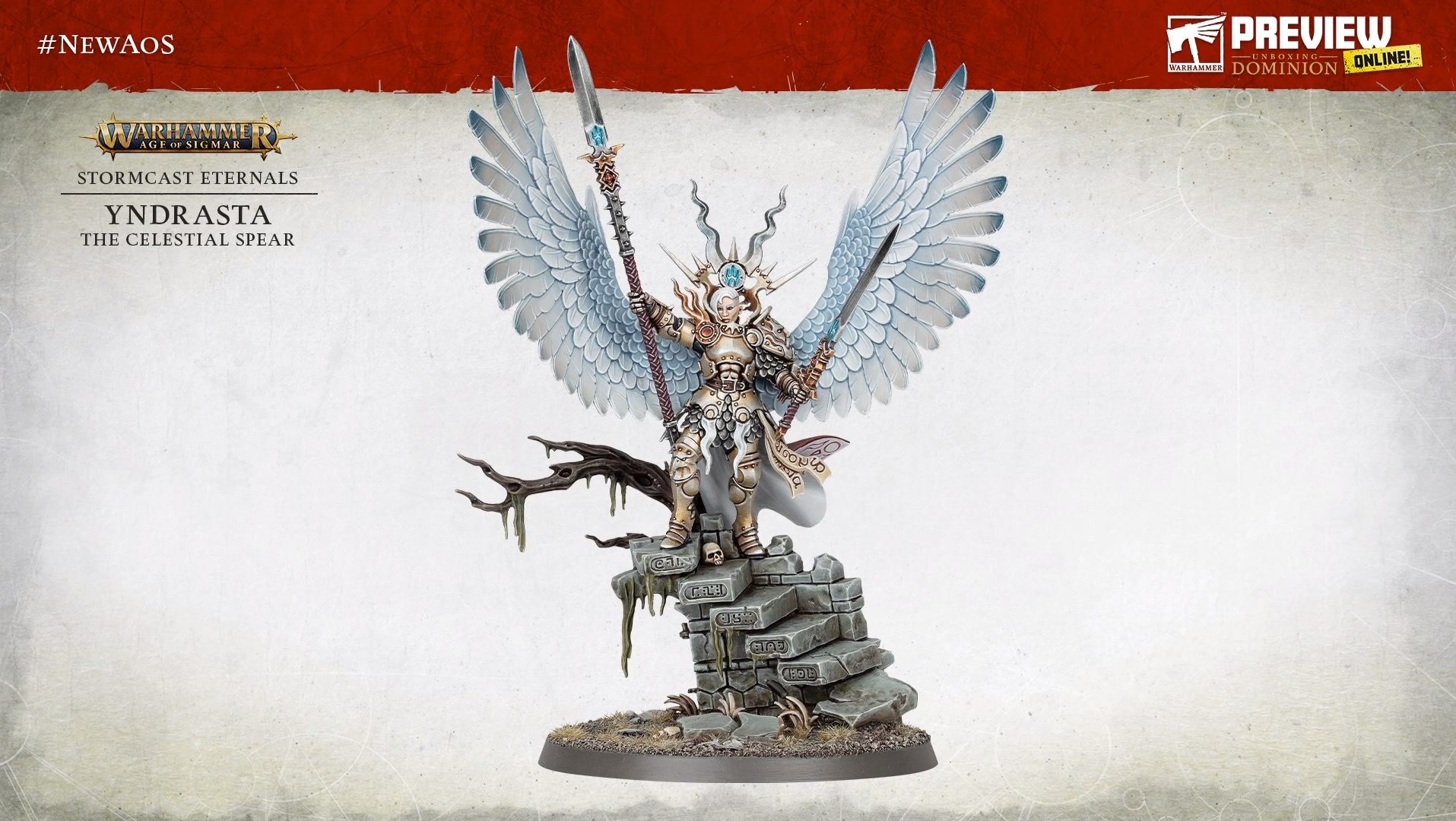 Yndrasta The Celestial Spear - Warhammer Age Of Sigmar JUNE