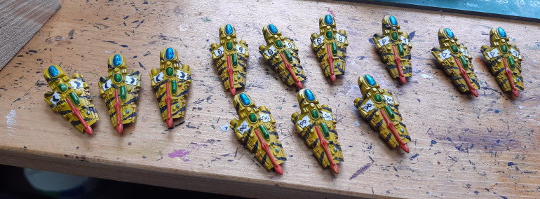 Falcons and wave serpents done.