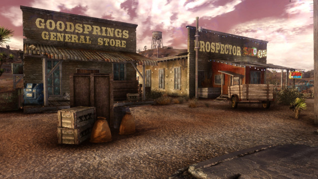 bit of research before I put together some buildings I got from Sarissa that I want to convert from western to post apocalypse. The town of Goodsprings in the game does have a real life counterpart so Im looking at both versions to see where the inspiration came from.