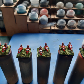 Rangers and Jet bikers ready for varnishing
