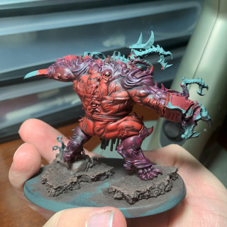 Painting a Khorgorath and more lava bases