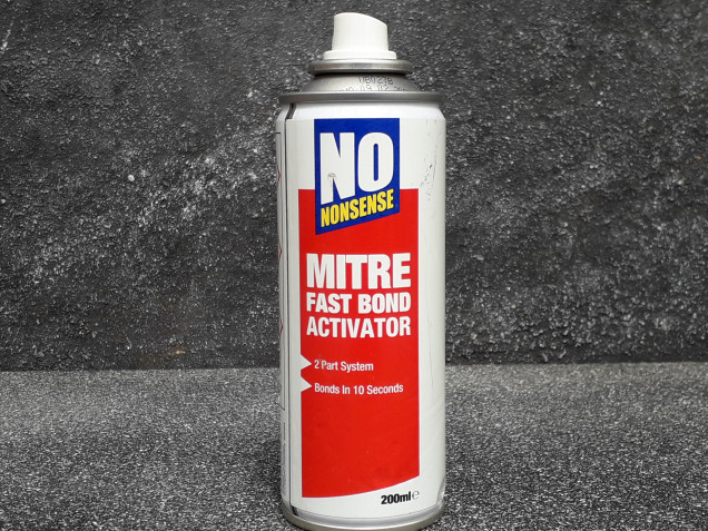 Super Glue Activator Spray.