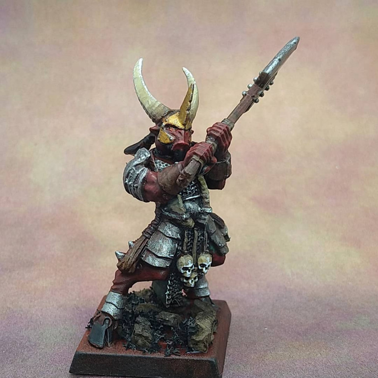 Hobby book keeping - Armoured Demon