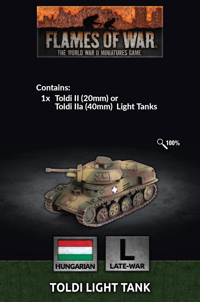 Toldi Light Tank - Flames Of War