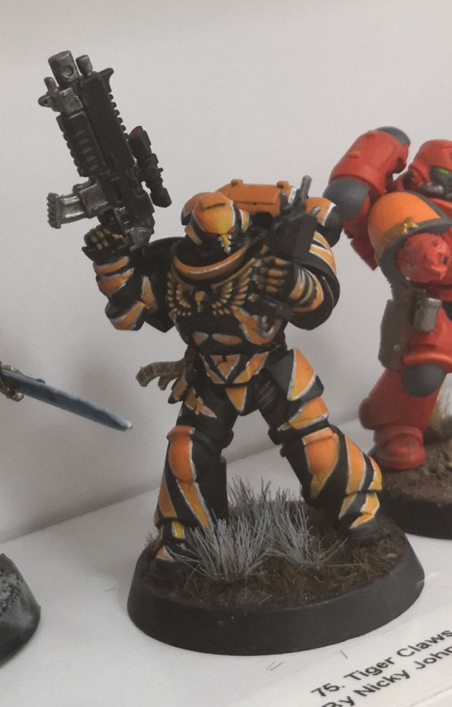 Classic Tiger Claws. Annoyed I missed painting these. 