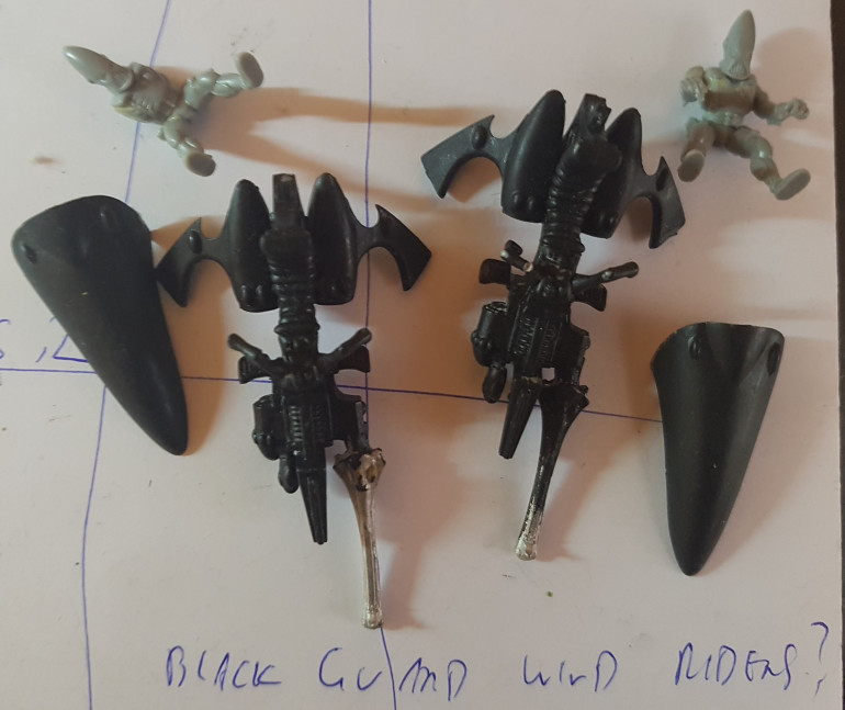 2x Black guard Wind Riders, Fast Attack, min/max unit size 3/9, PL 4/11