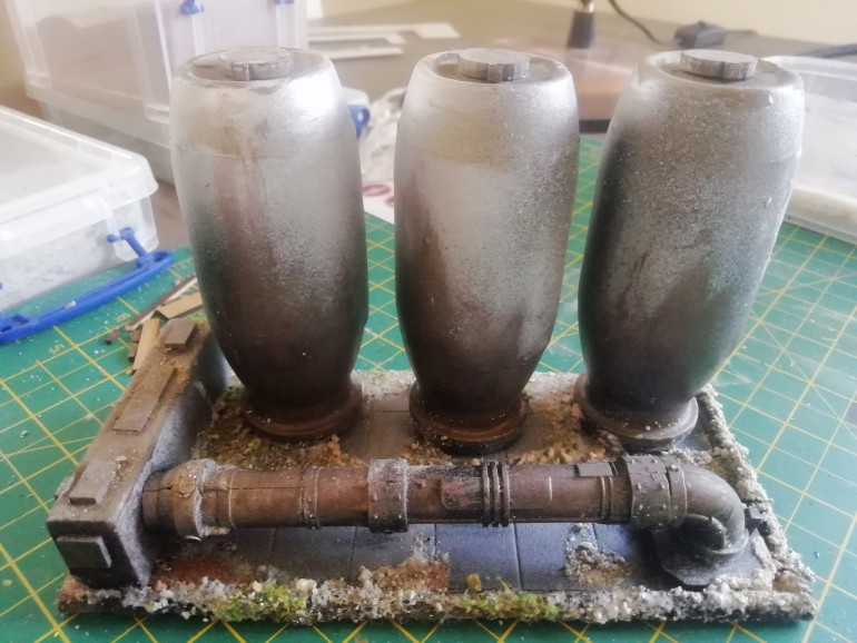 Some homemade scenery that I wanted to make scale agnostic so would look good for fallout but also for gaslands