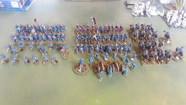 Total Union force completed so far.