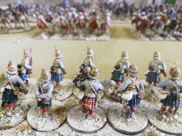 Black watch and Gordon Highlanders