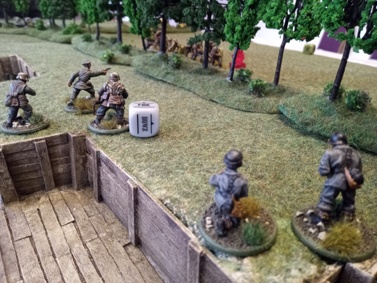 ... and their Lieutenant leads from the front