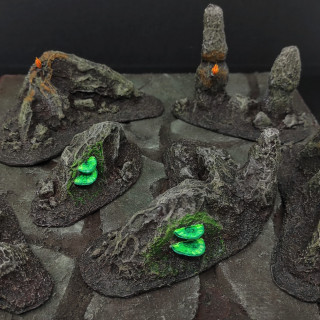 Dungeon terrain set for the 'Into the Dark' rules expansion