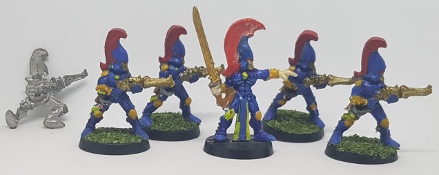 Dire Avengers, Troop, Unit Size 5/10 +Exarch, PL 5/10