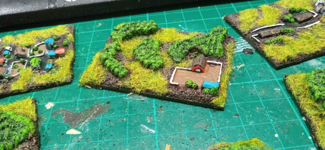 A small farm in the woods