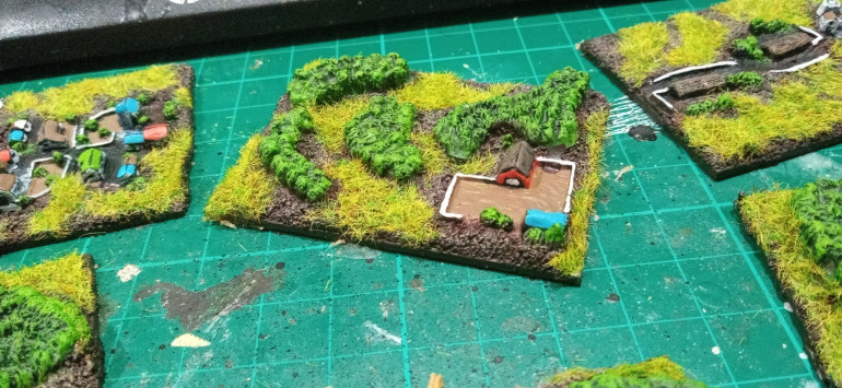 A small farm in the woods