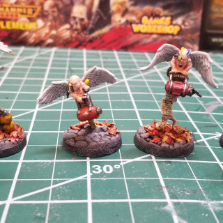 Finished the freaky cherubs!