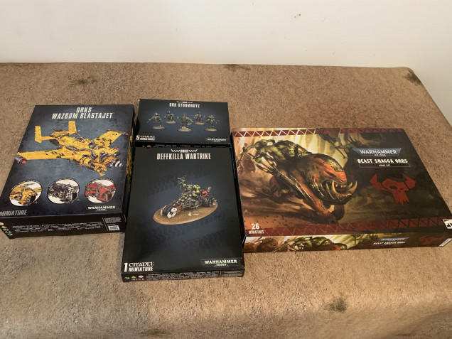 Next - before starting part 2 and the terrain (Glazers Creek Farm) I’m going to take a break from painting and build some Orks