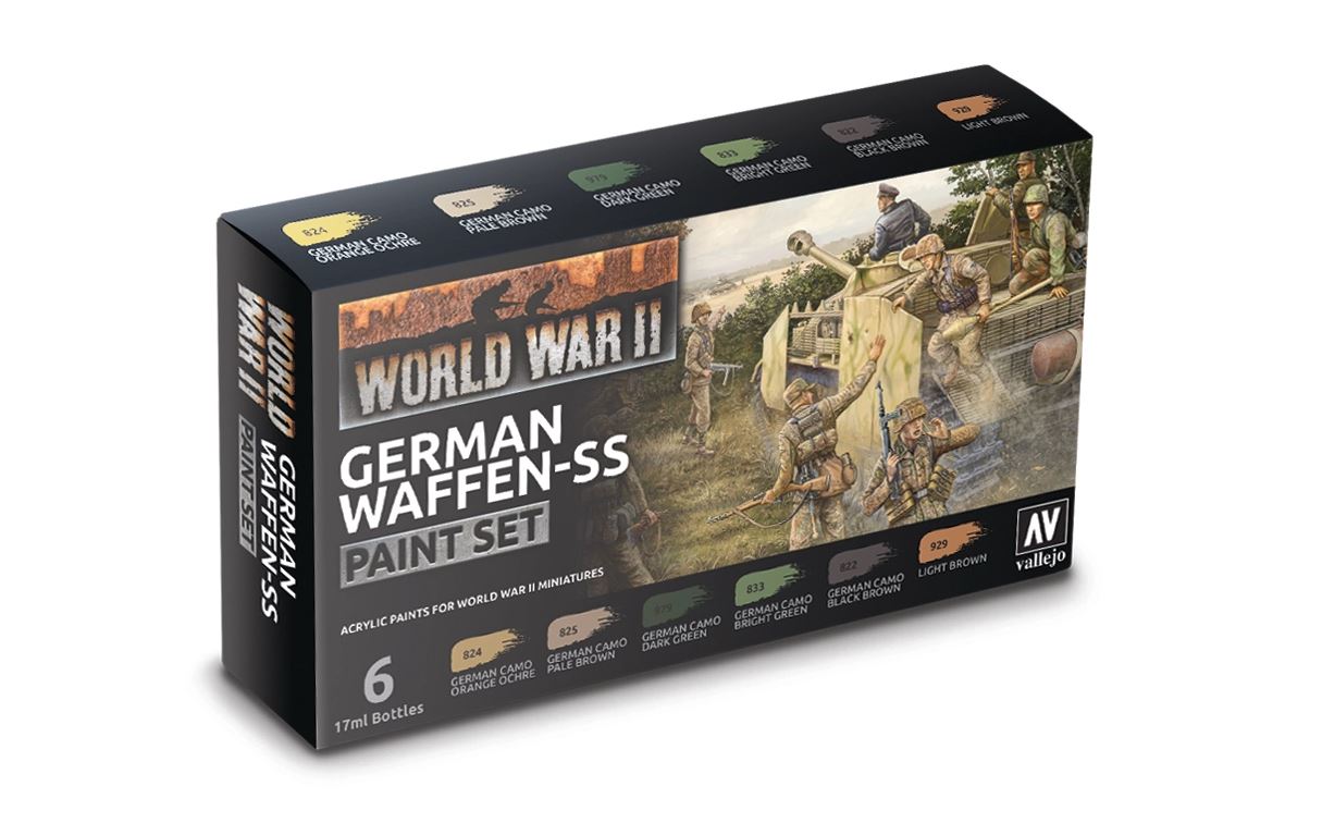 German Waffen-SS Paint Set - Battlefront Miniatures