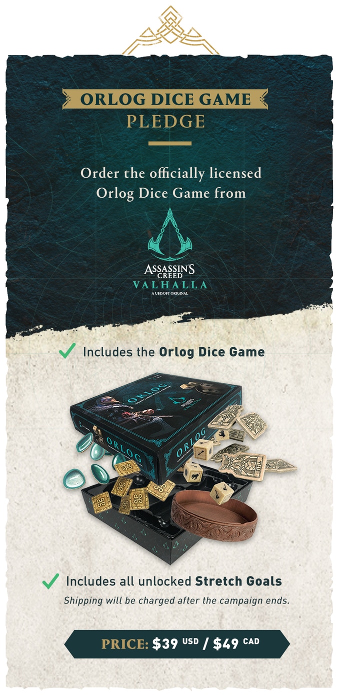  Orlog: Assassin's Creed Valhalla Dice Game