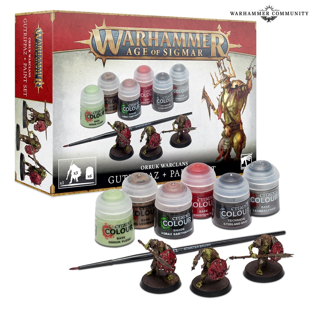 Orruk Warclans Paint Set - Warhammer Age Of Sigmar
