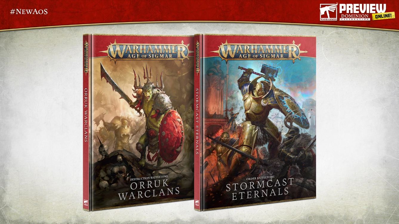 Orruk Warclans & Stormcast Eternals Battletomes - Age Of Sigmar
