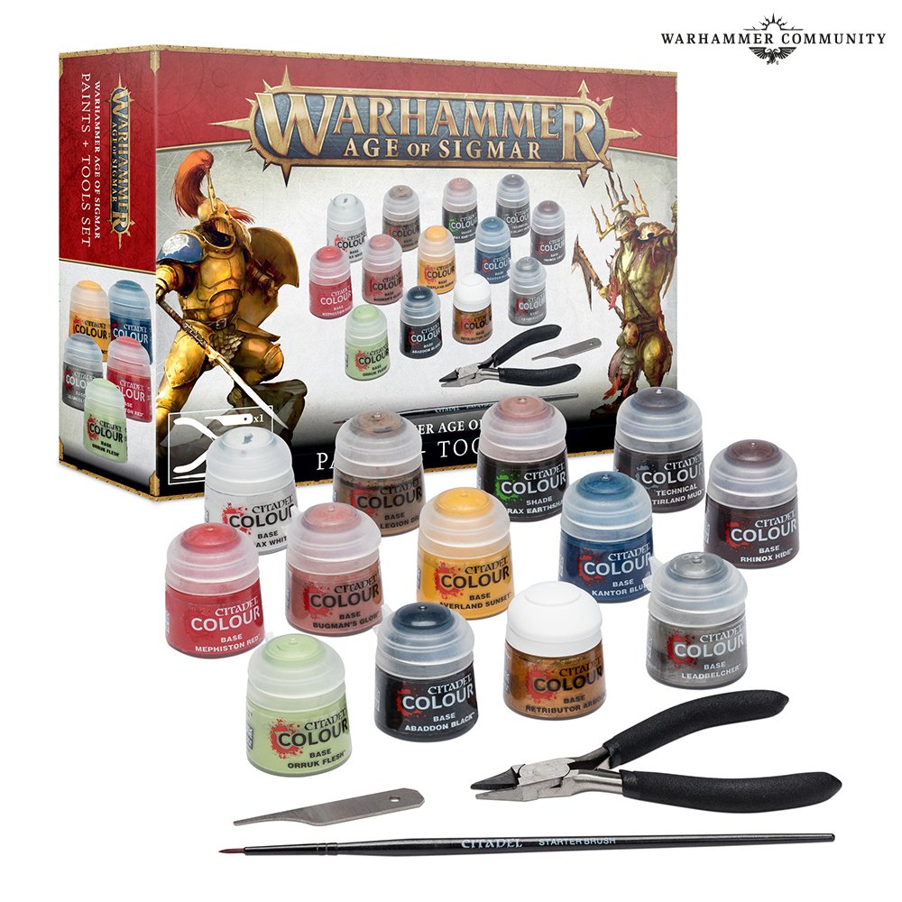 Paint & Tool Set - Warhammer Age Of Sigmar