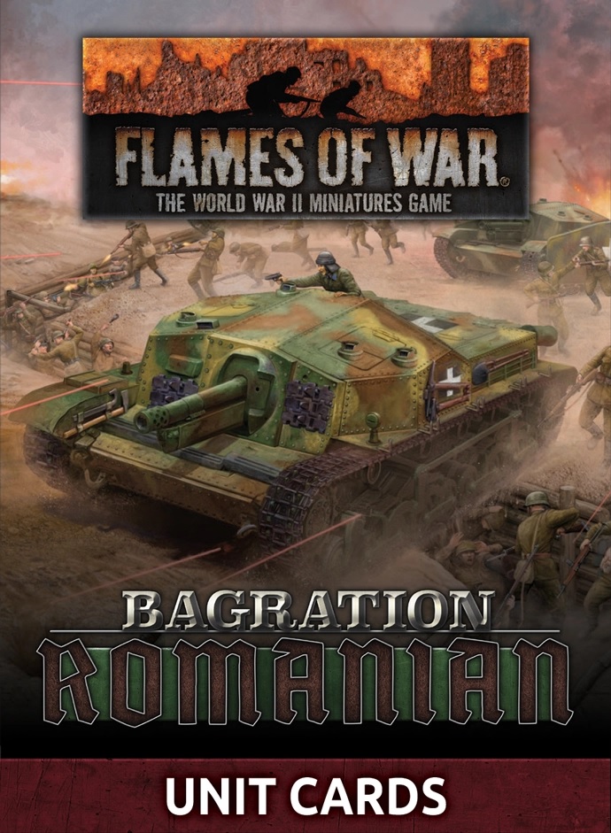 Romanian Unit Cards - Flames Of War