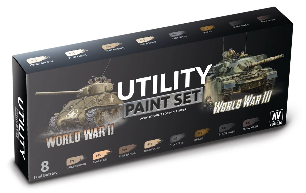 Utility Paint Set - Battlefront Miniatures