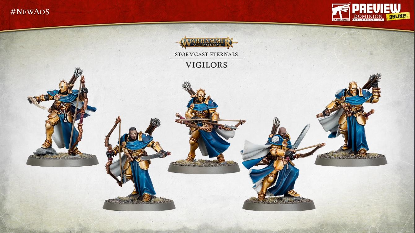 Warhammer AoS - Stormcast Eternals Vigilors (boîte De 10 Figurines), à Peindre Et Assembler