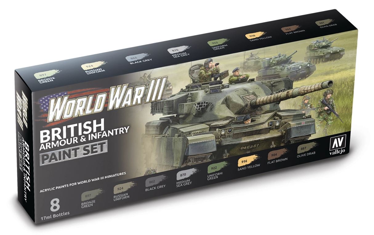 World War III British Armour & Infantry Set - Battlefront Miniatures