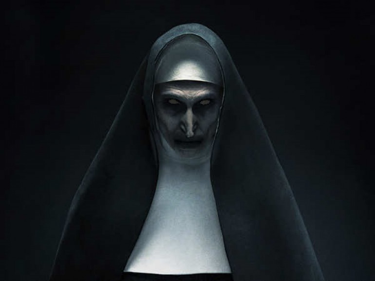 I know this is a badly editid evil nun, but I can't use photoshop and you get the idea.  pretend she's a nurse.  I'd imagine the line between nurse and nun was blurred here anyway