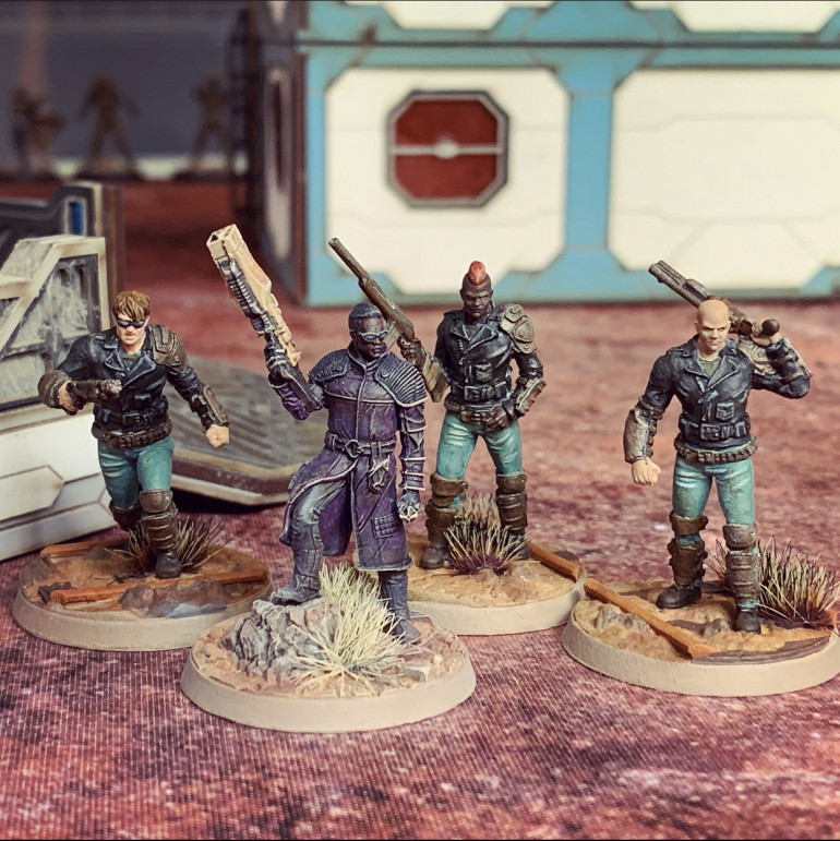 The models for the enemies in this turn were from Fallout Wasteland Warfare