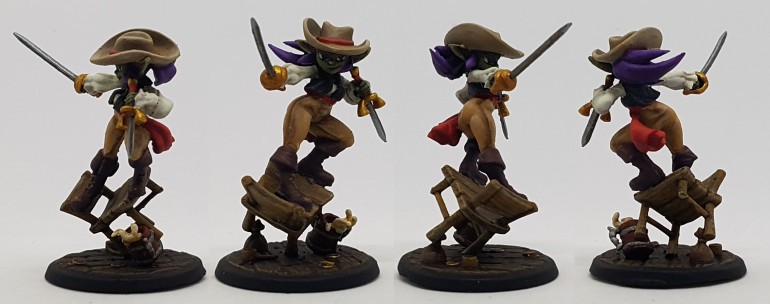 Knox the Goblin Fencer 3D print from Twin Goddess