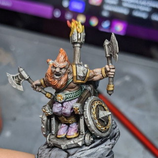 TheHobbyLodge Paints Up A Superb Strata Miniatures Dwarf Barbarian!