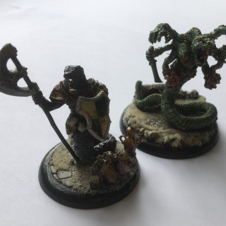 Snakemen slithering and a Hero to defeat them all…