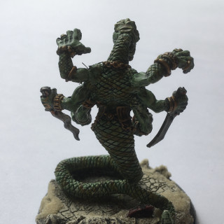 Snakemen slithering and a Hero to defeat them all…