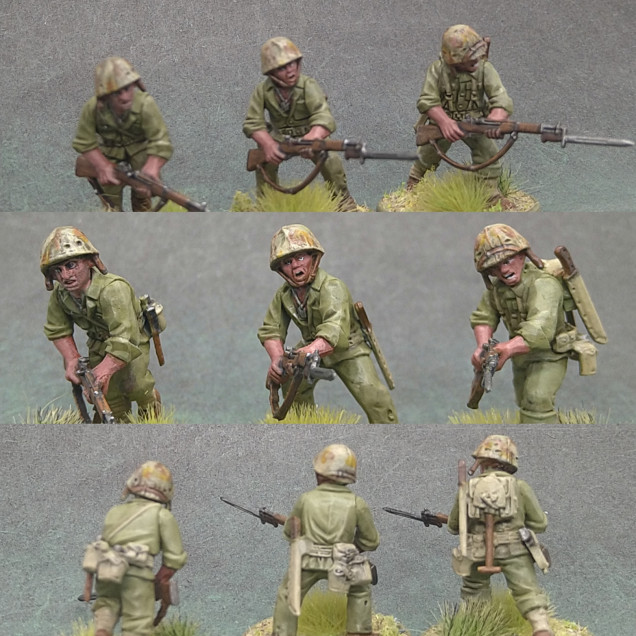 Fixed bayonets. Squad 2