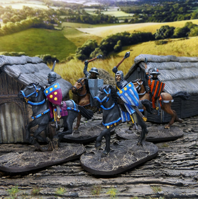 Mounted Sergeants with Hand Weapons