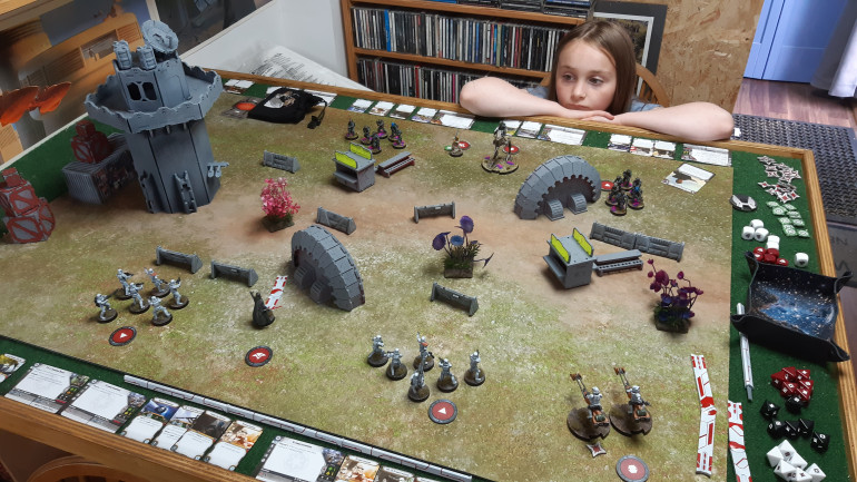 The Rebels are attacking a outpost (A few more rules have been added with special weapons and force powers)