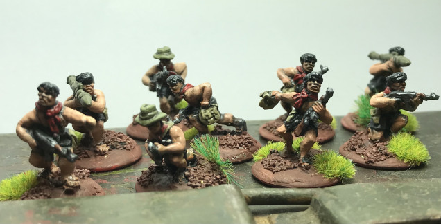 Group of NVA sappers from britania miniatures