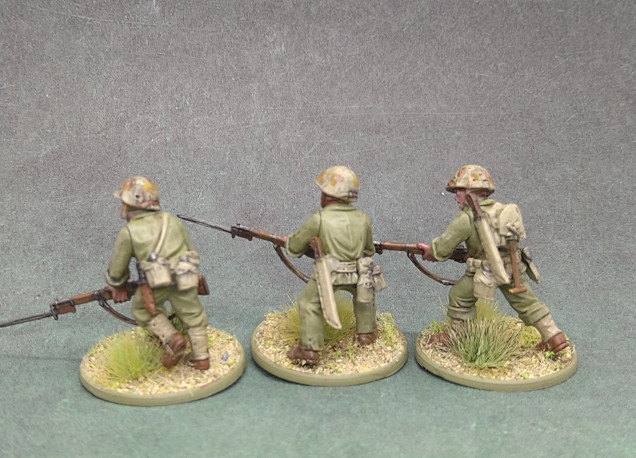 Fixed bayonets. Squad 2