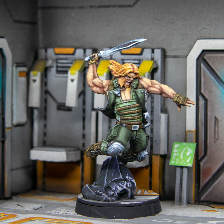 Cadin - I do love myself a Wulven. I repainted his skin 3 times. Under that is a delicately shaded correctly shaded muscle structure. Twice... Id didnt look right. He must have muscles like Conan, it does look better from the top but yeah, correctly painted muscles made him look like a cherub.  