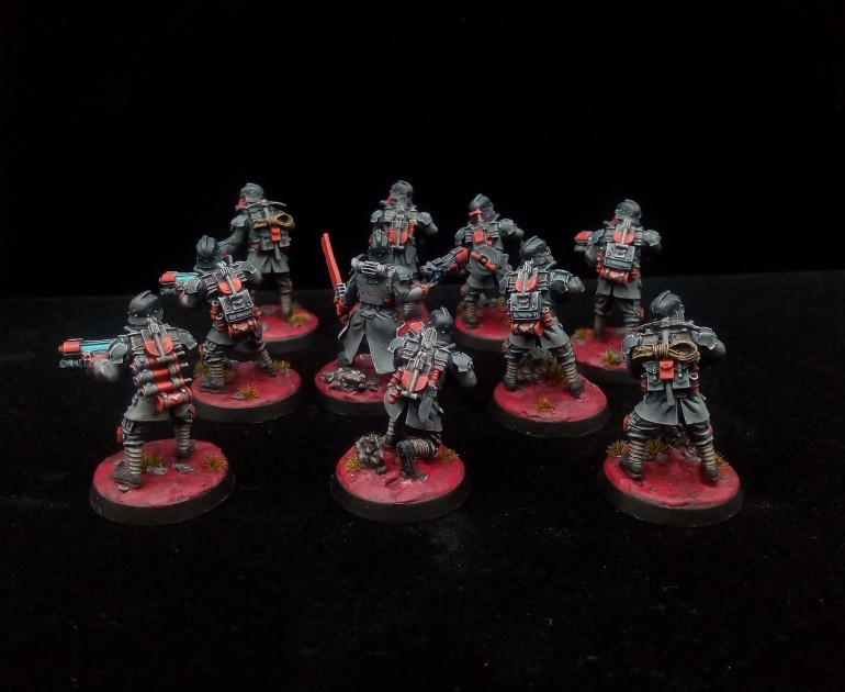 Its taken a while but 1st Squad is done