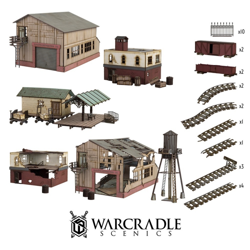 Augusta Industrial Set - Warcradle Scenics