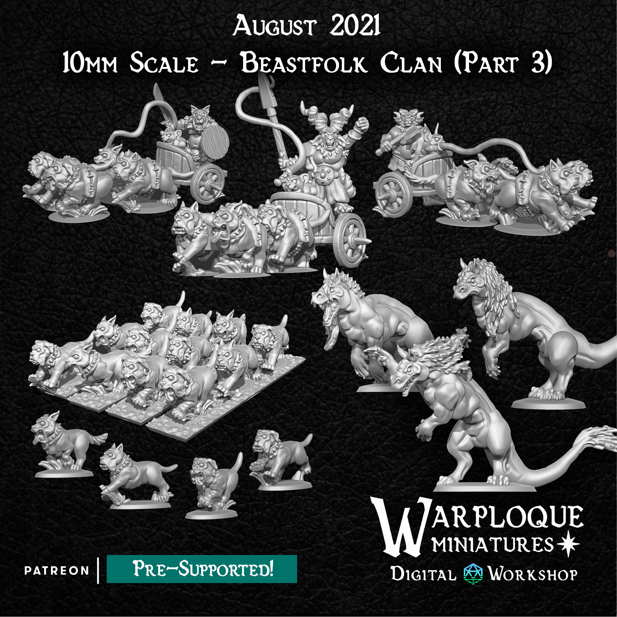 Beastfolk Clans Part 3 - Warploque Miniatures