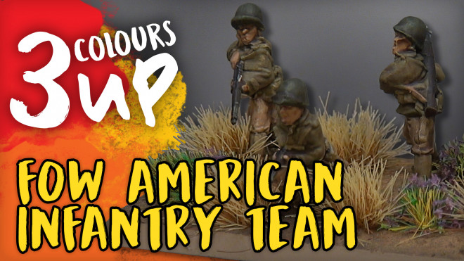 Flames Of War Painting Tutorial – American Infantry Team