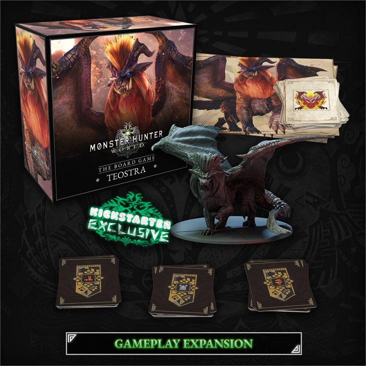 Monster Hunter World The Board Game All-In Pledge Kickstarter