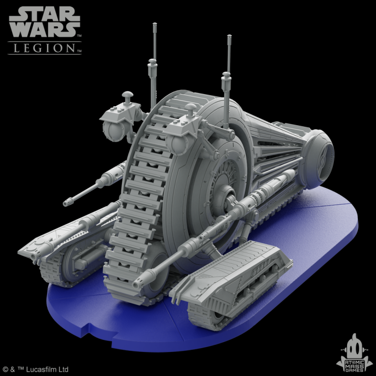 star wars battle droid tank model kit