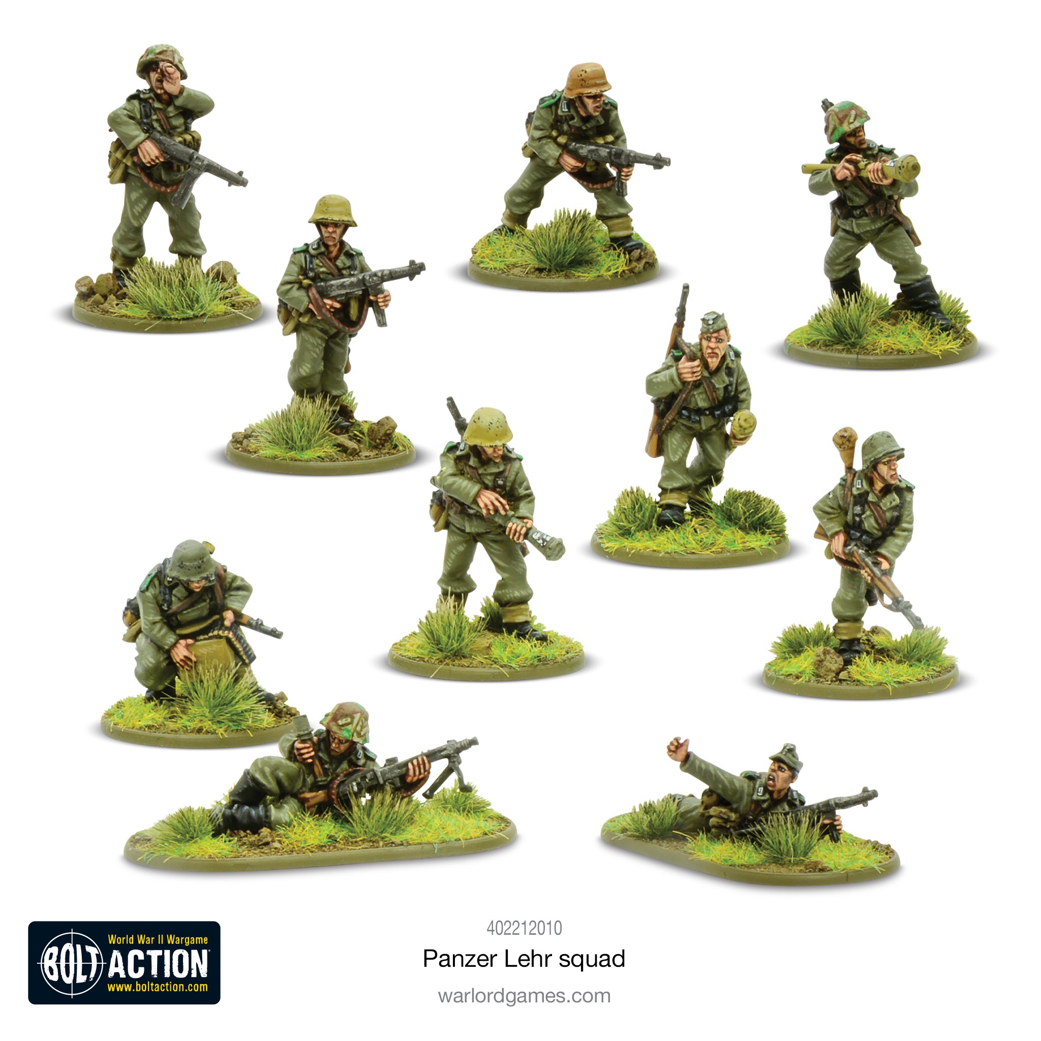 Panzer Lehr Squad Miniatures - Bolt Action