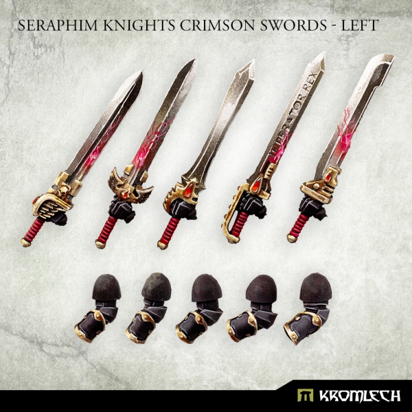 Seraphim Knights Crimson Swords Left - Kromlech